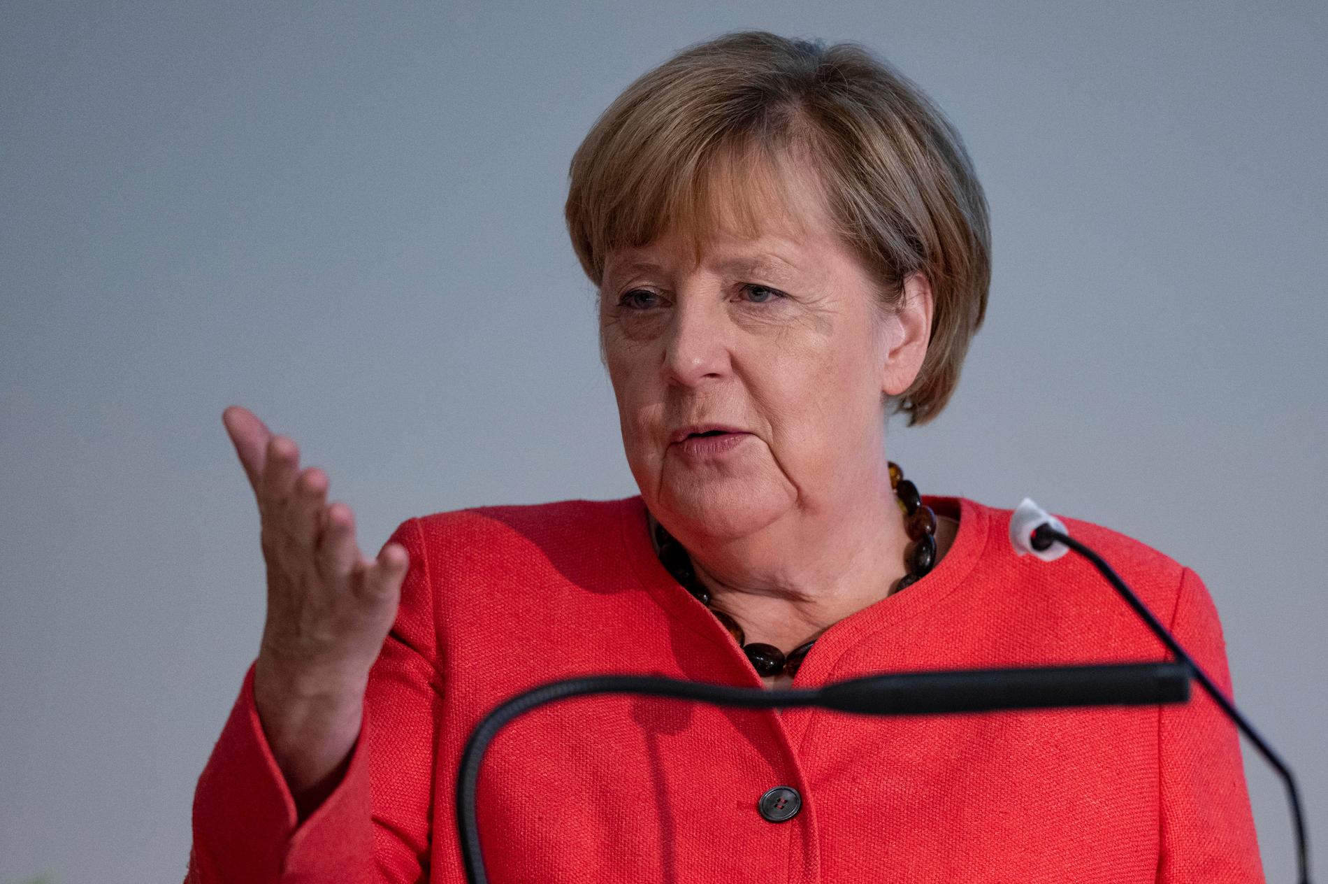 Tysklands tidigare förbundskansler Angela Merkel tilldelas årets Nansenpris. Arkivbild.
