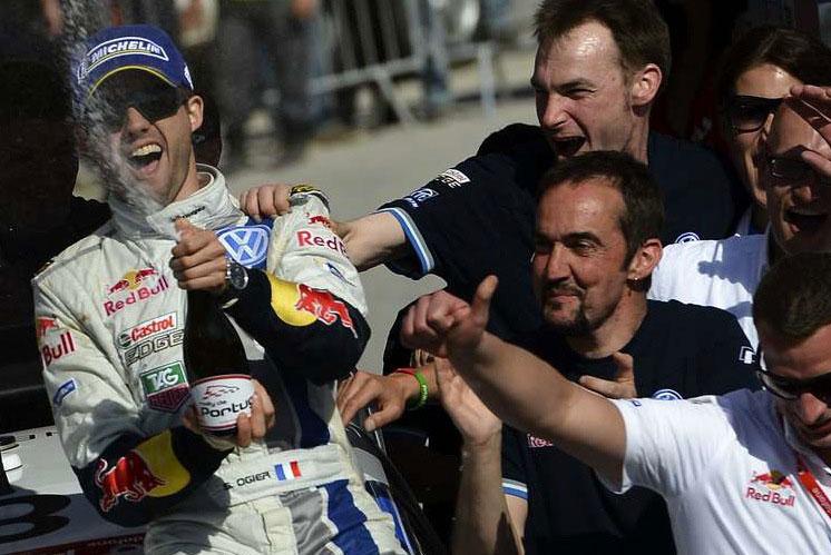 Sebastian Ogier, Volkswagen, vann Portugals VM-rally.