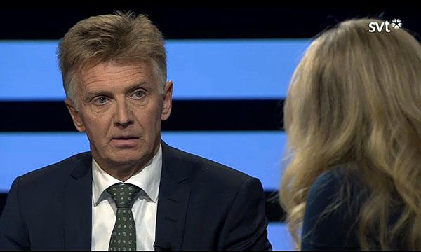 Anders Danielsson, Migrationsverkets generaldirektör i SVT:s Agenda.