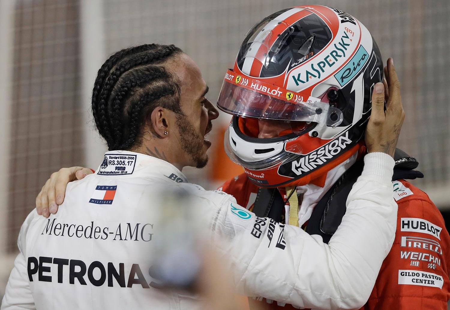 Lewis Hamilton och Sebastian Vettel