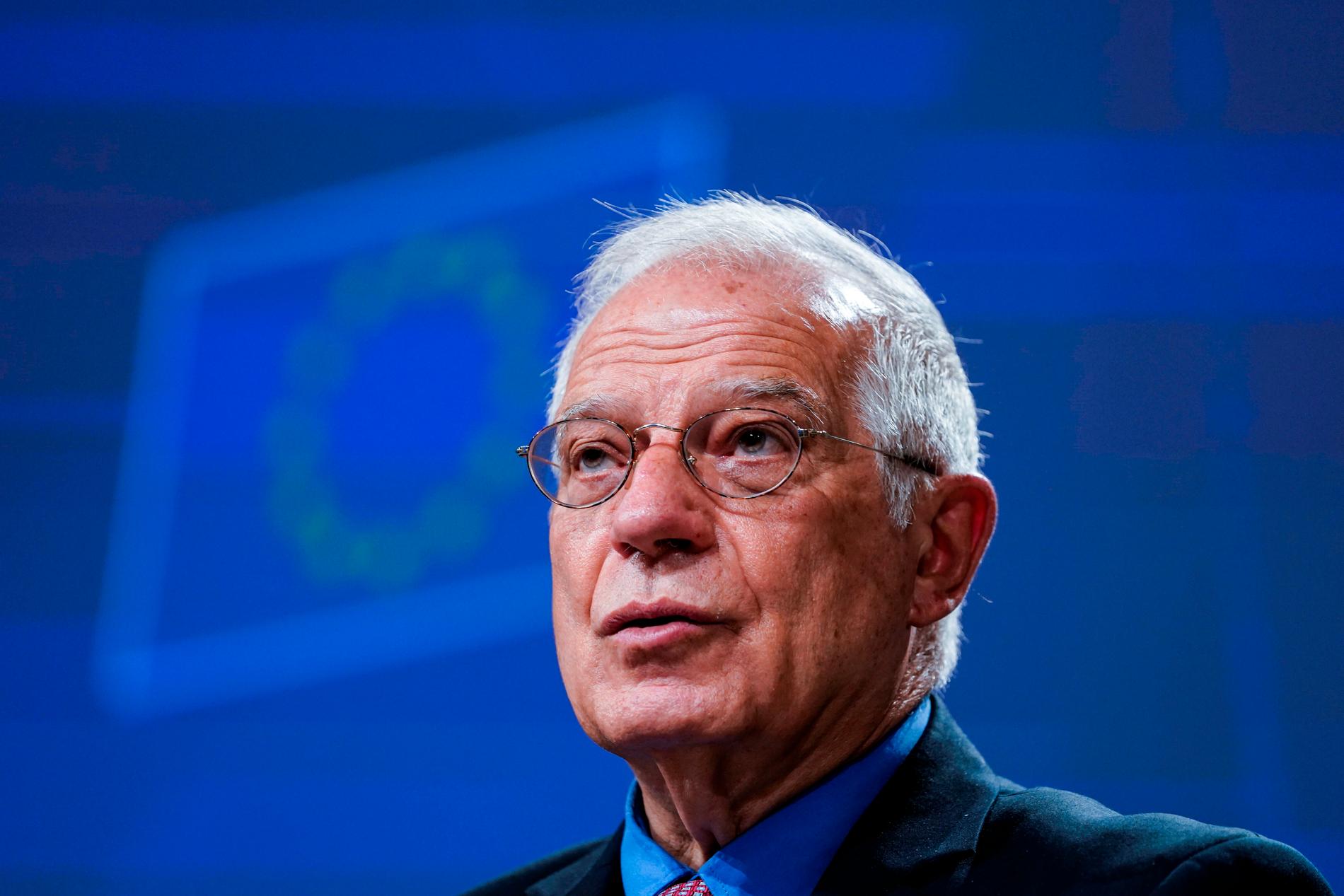 EU:s utrikeschef Josep Borrell varslar om förlängt inreseförbud in till EU. Arkivfoto.