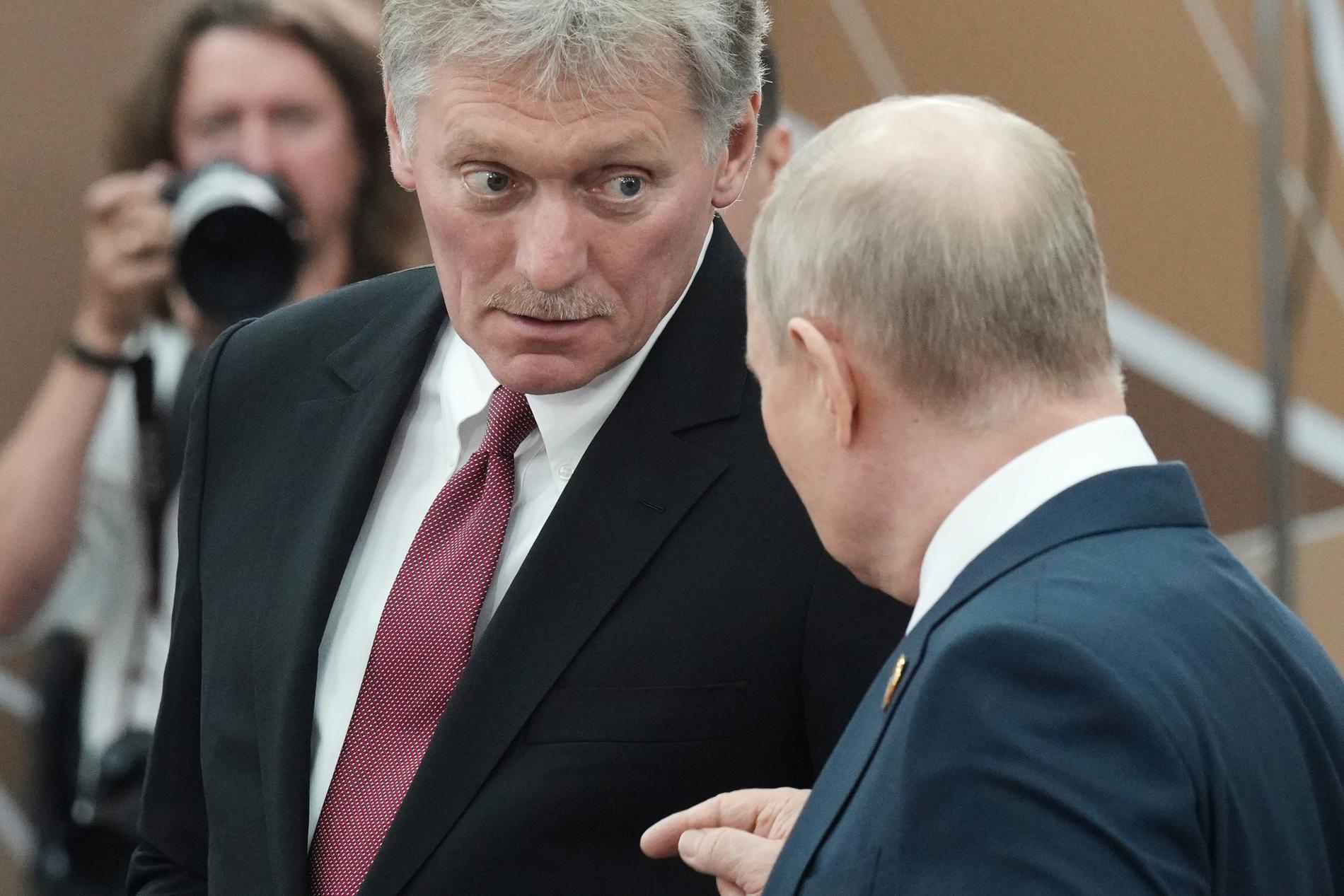 Kremls talesperson Dimitrij Peskov.