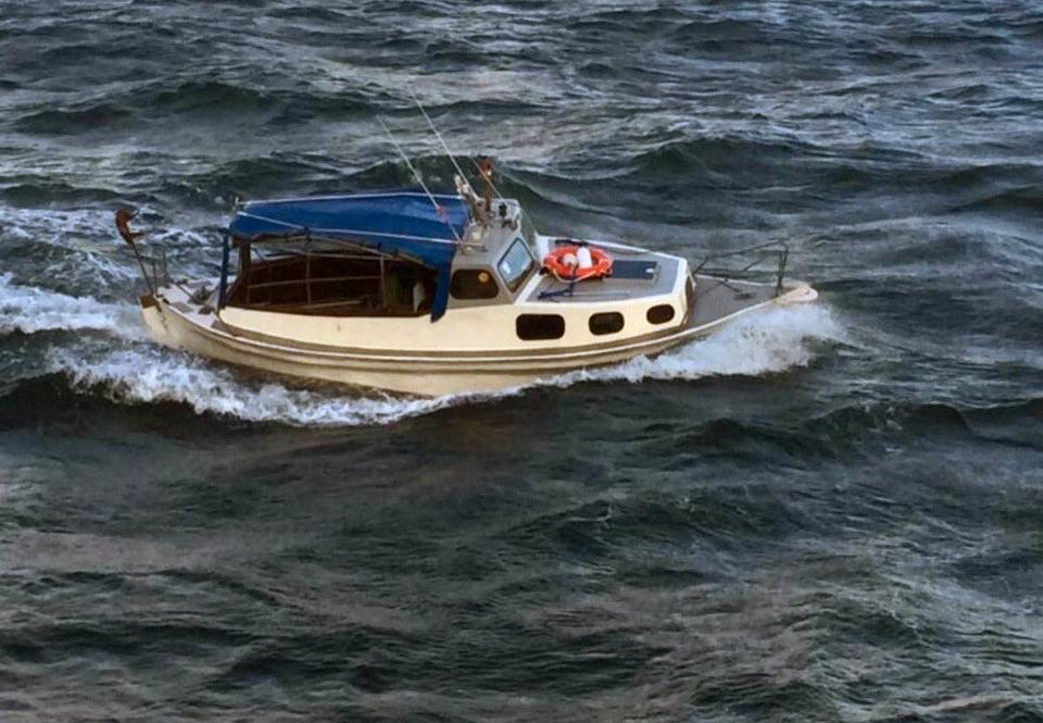 René Christensens båt hittades drivandes i Faxe Bugt utanför södra Själland. 