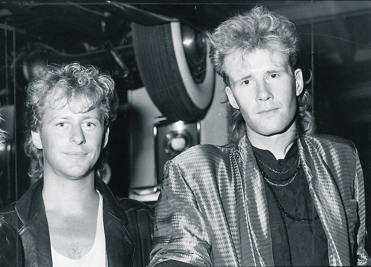 Uno Svenningsson och Arne Johansson i Freda 1986.