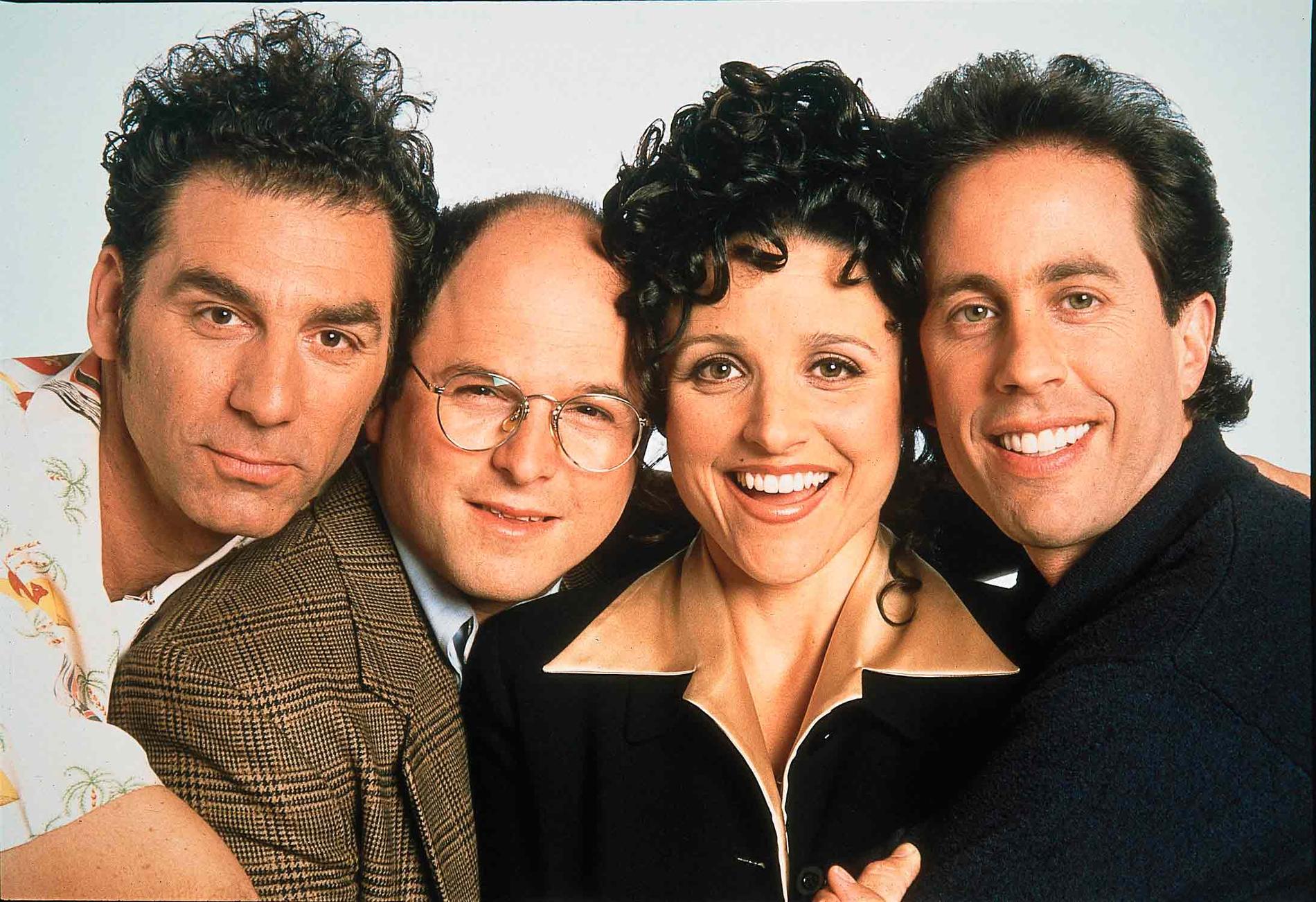 Kramer, George, Elaine och Jerry.