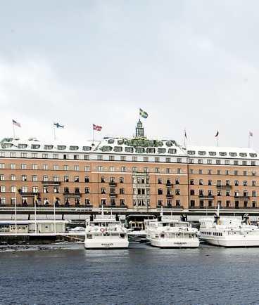 Grand hotell i Stockholm.