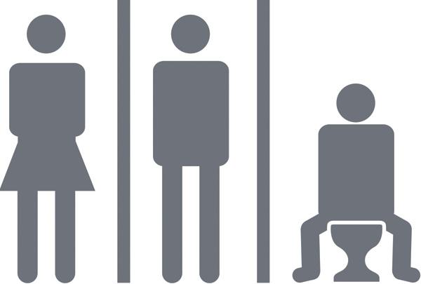 NY TOASYMBOL I SÖRMLAND? Vänsterpartiet i Sörmland vill införa särskilda toaletter i landstingets lokaler där män inte får kissa stående.
