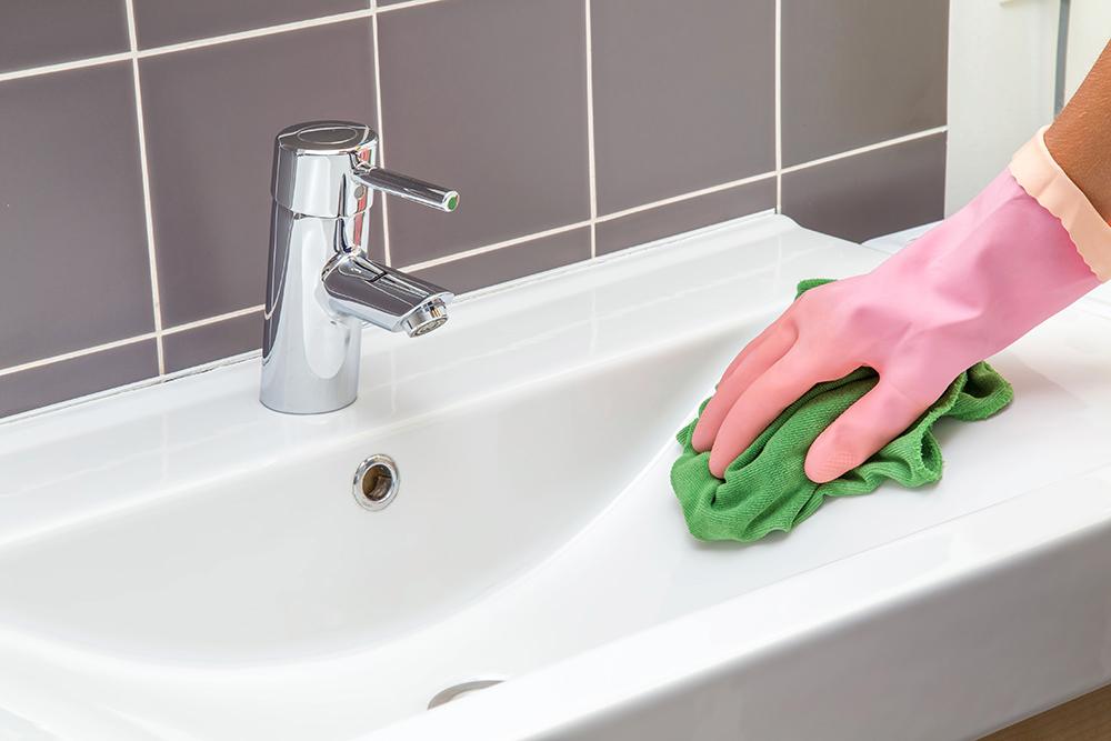 Städa badrummet - snabbt och enkelt