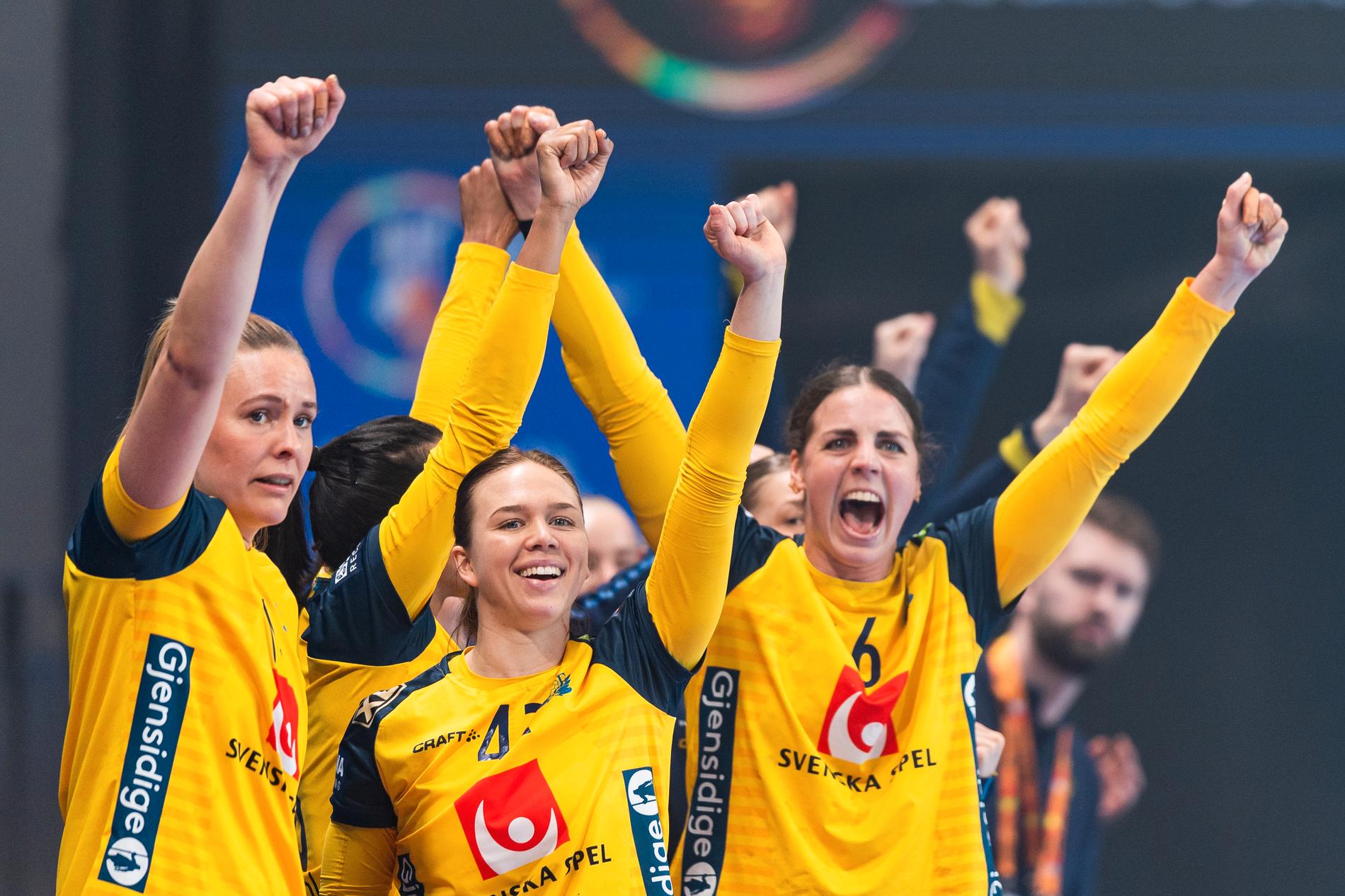 Sverige firar OS-biljetten.