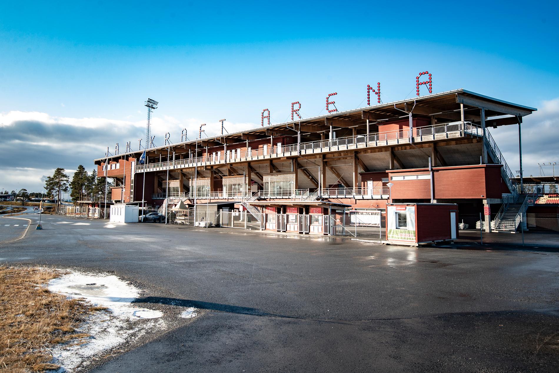 Östersunds FK:s Jämtkraft arena. Arkivbild.