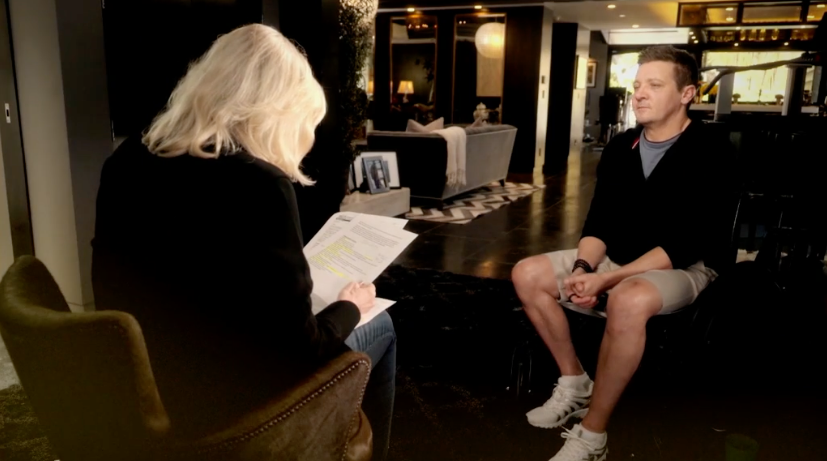 Diane Sawyer intervjuar Jeremy Renner.