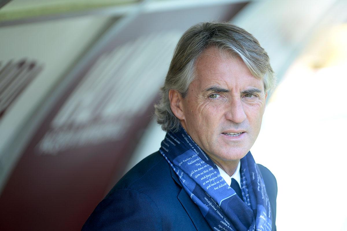 Roberto Mancini tränade Zlatan i Inter.