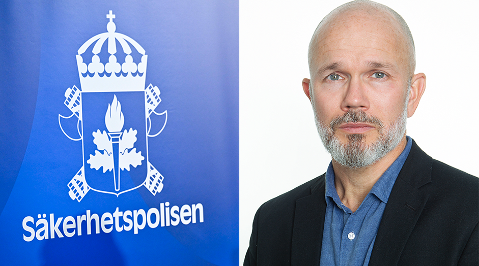 Enligt Fredrik Hultgren Friberg på Säpo känner säkerhetspolisen till uppgifterna.