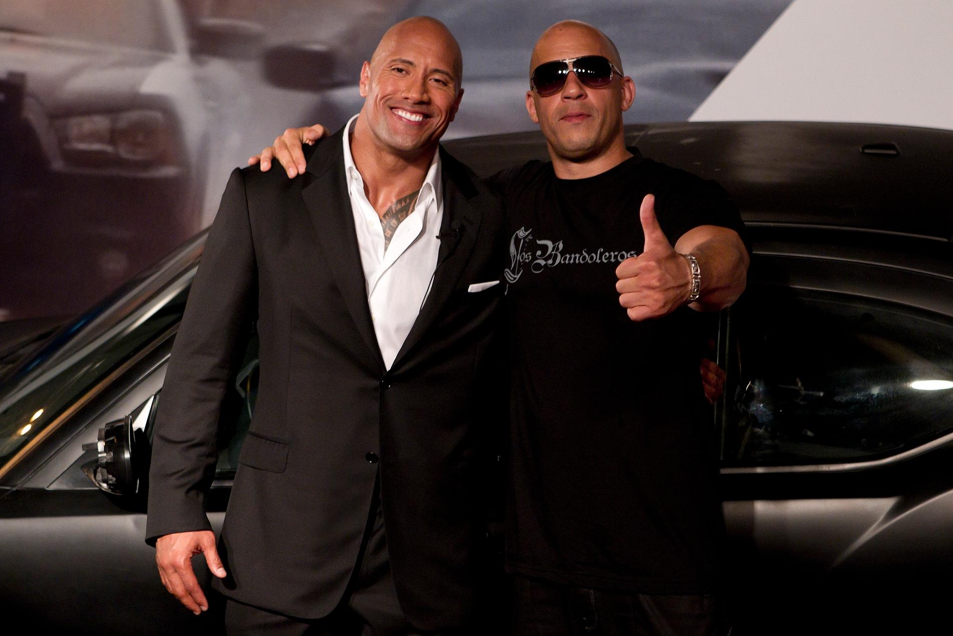 Dwayne Johnson och Vin Diesel har slutit fred