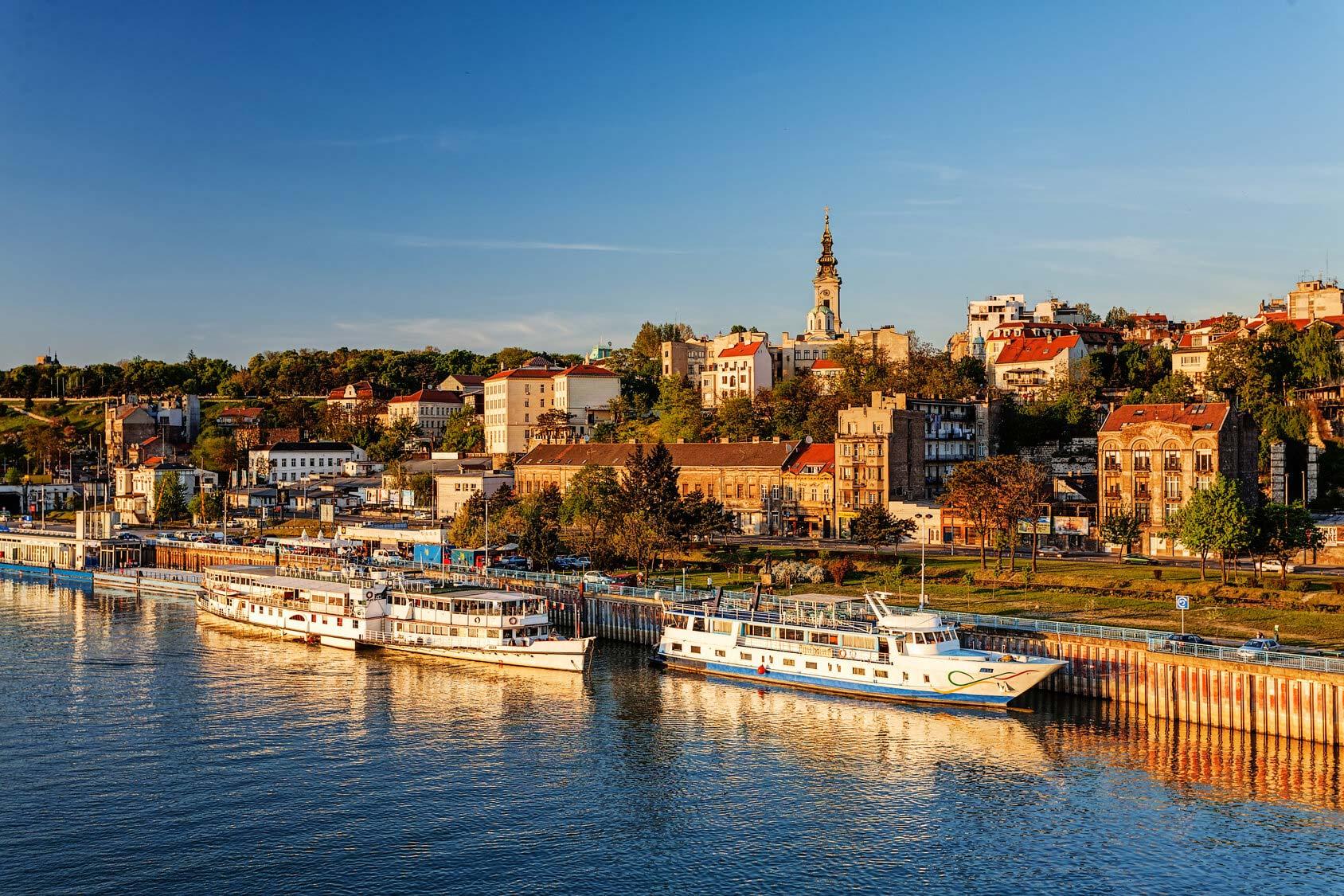 Belgrad toppar listan över storstäder där genomsnittpriset på bra hotell är lägst.