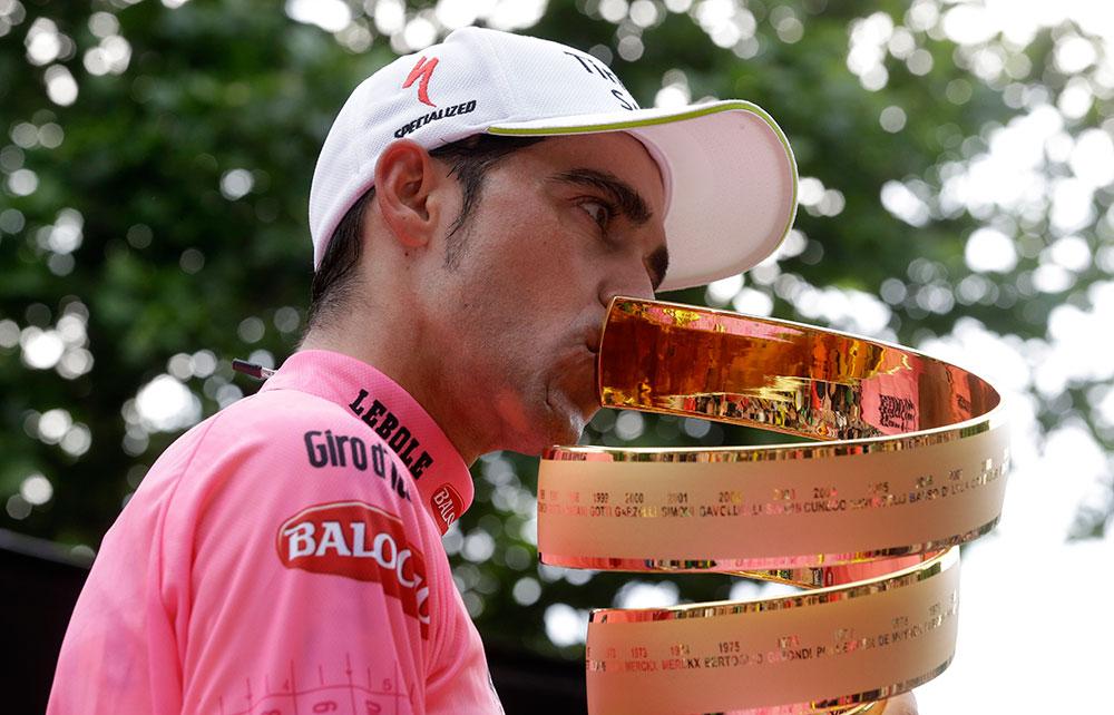Alberto Contador vinnare av Giro d'Italia