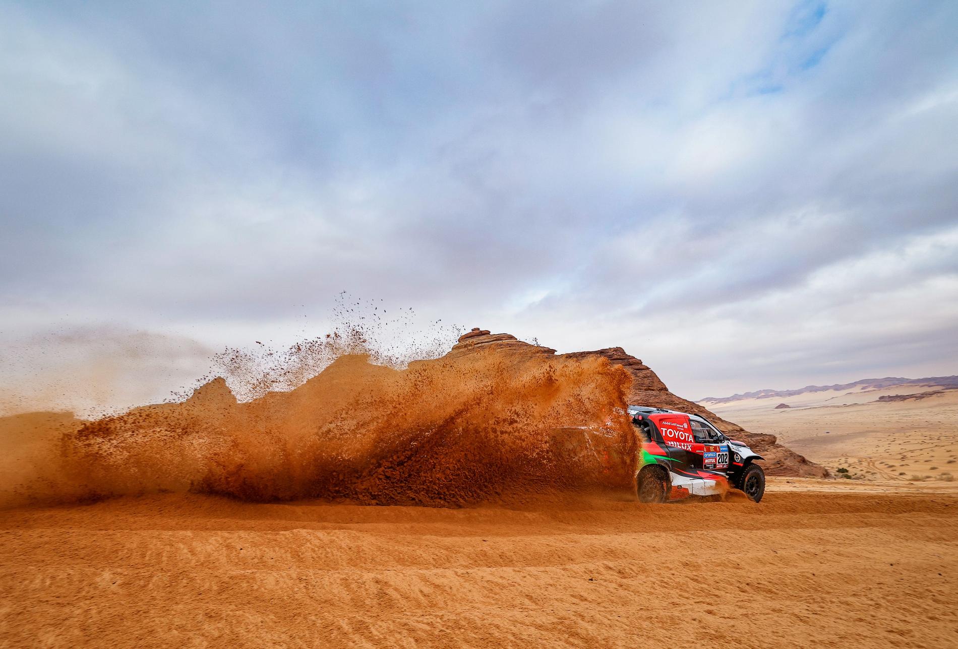 Årets Rally Dakar körs i Saudiarabien.  