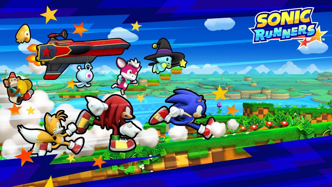Mobilspelet ”Sonic runners”.