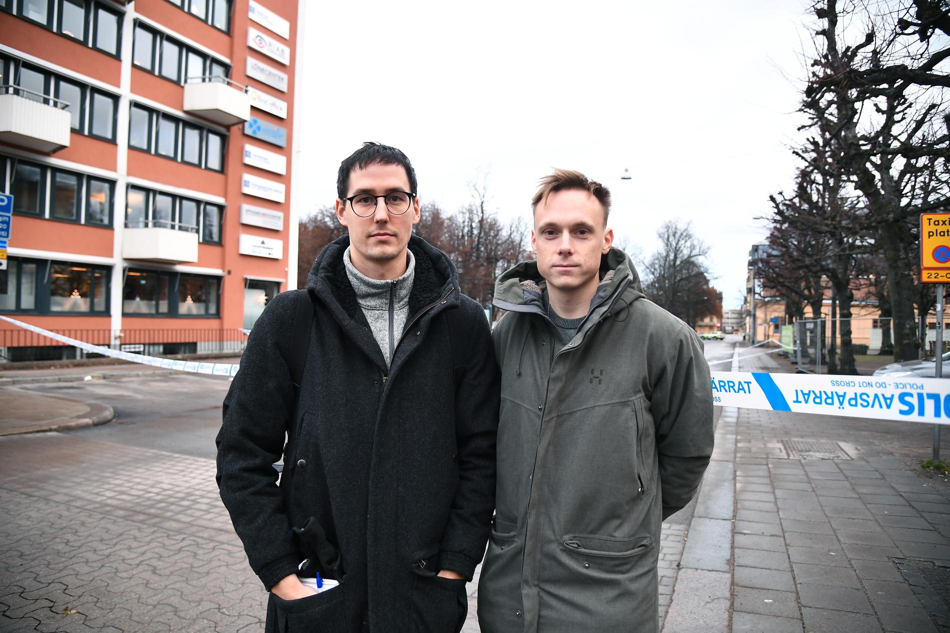Christoffer Nilsson och Pontus Orre på plats i Norrköping