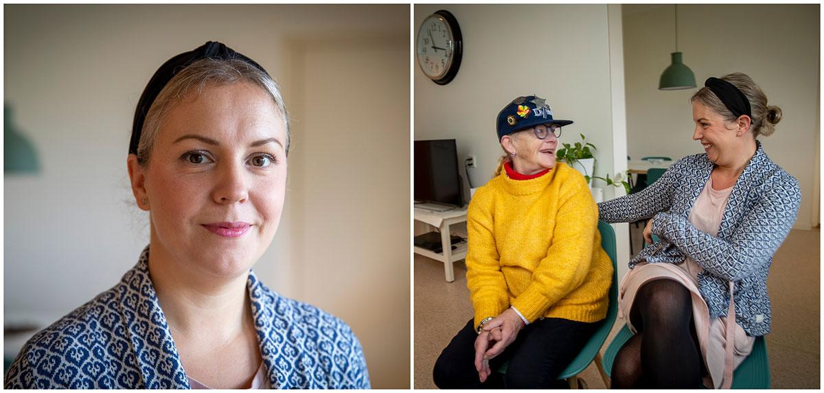 Lisa Lundman räddade Monika Anitha Widerberg från branden på ett serviceboende i Höganäs. 