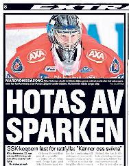 Sportbladet 12 november.