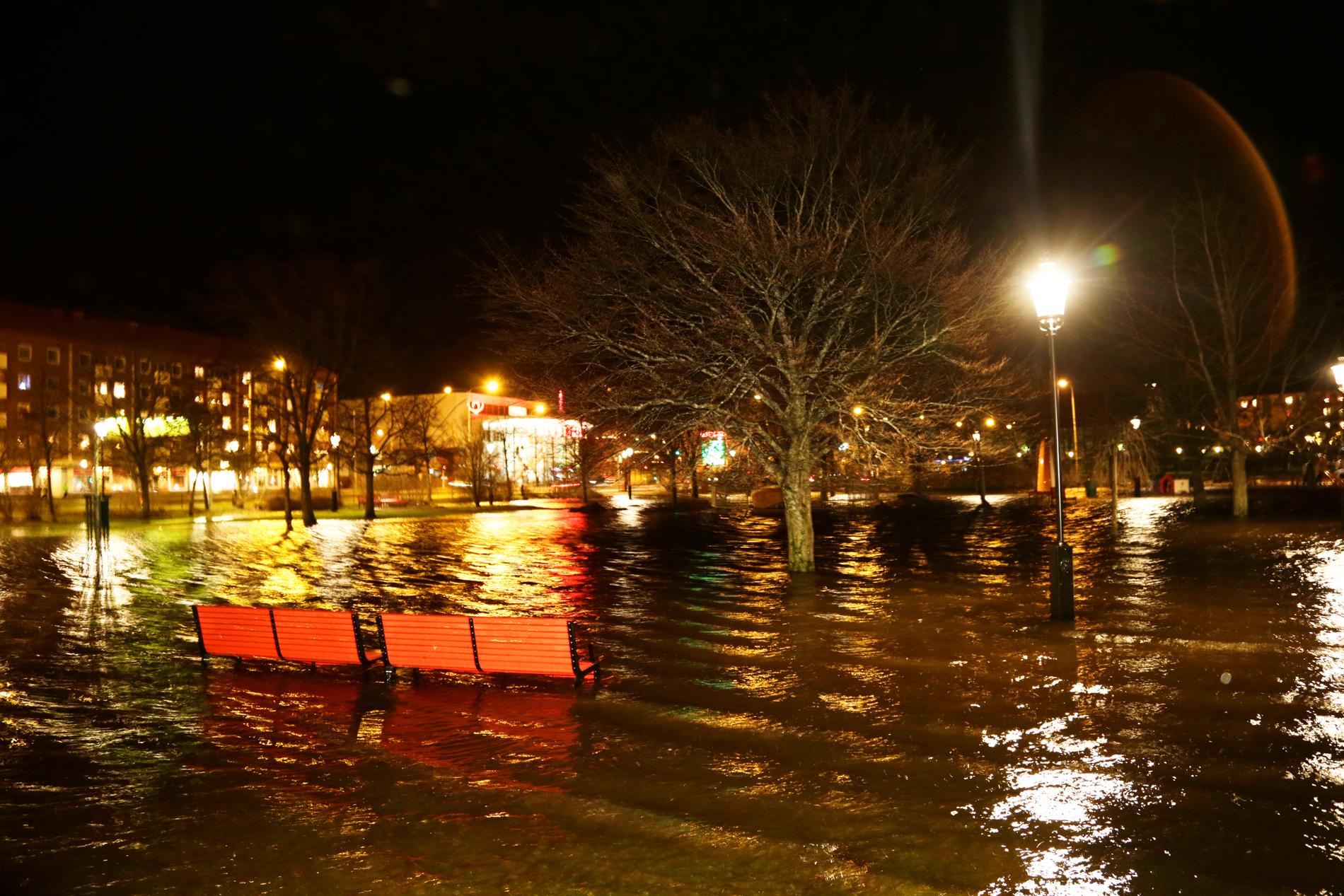 Översvämningar i Uddevalla.