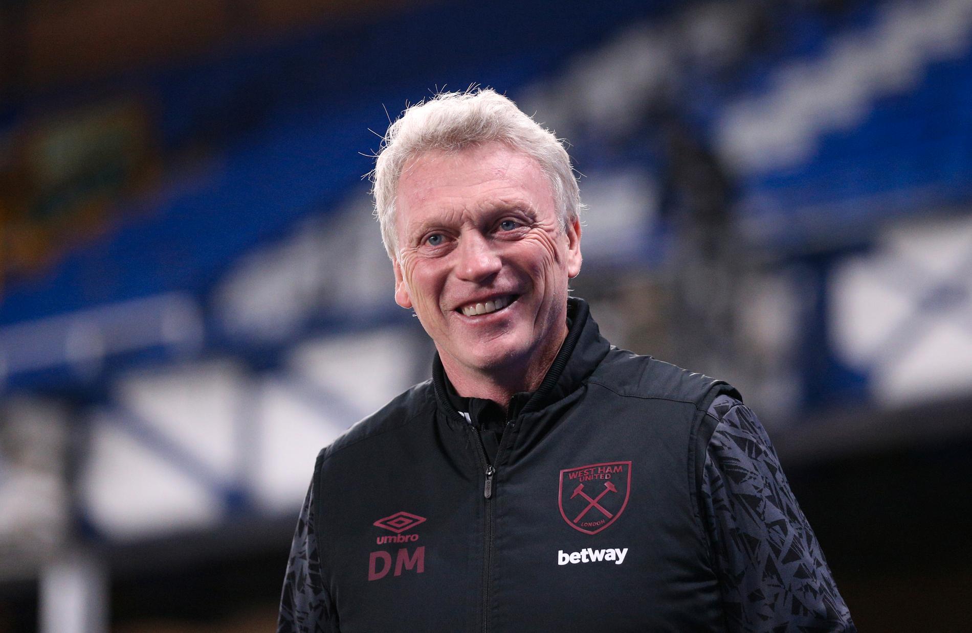West Hams manager David Moyes kunde le efter en 1–0-seger borta mot hans tidigare lag Everton i Premier League.