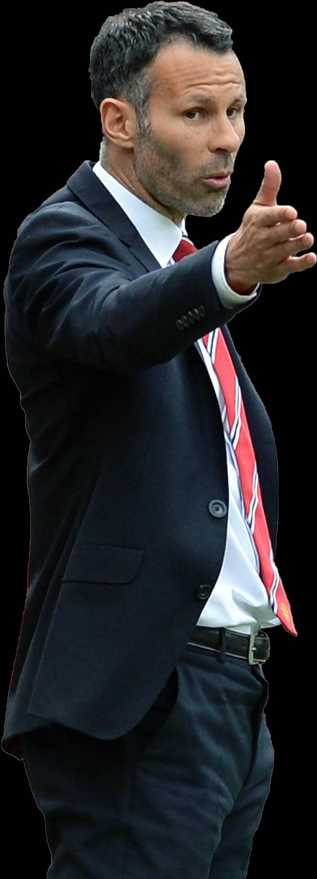 Ryan Giggs vann sin managerdebut med Manchester United när Norwich besegrades med 4–0 på Old Trafford.