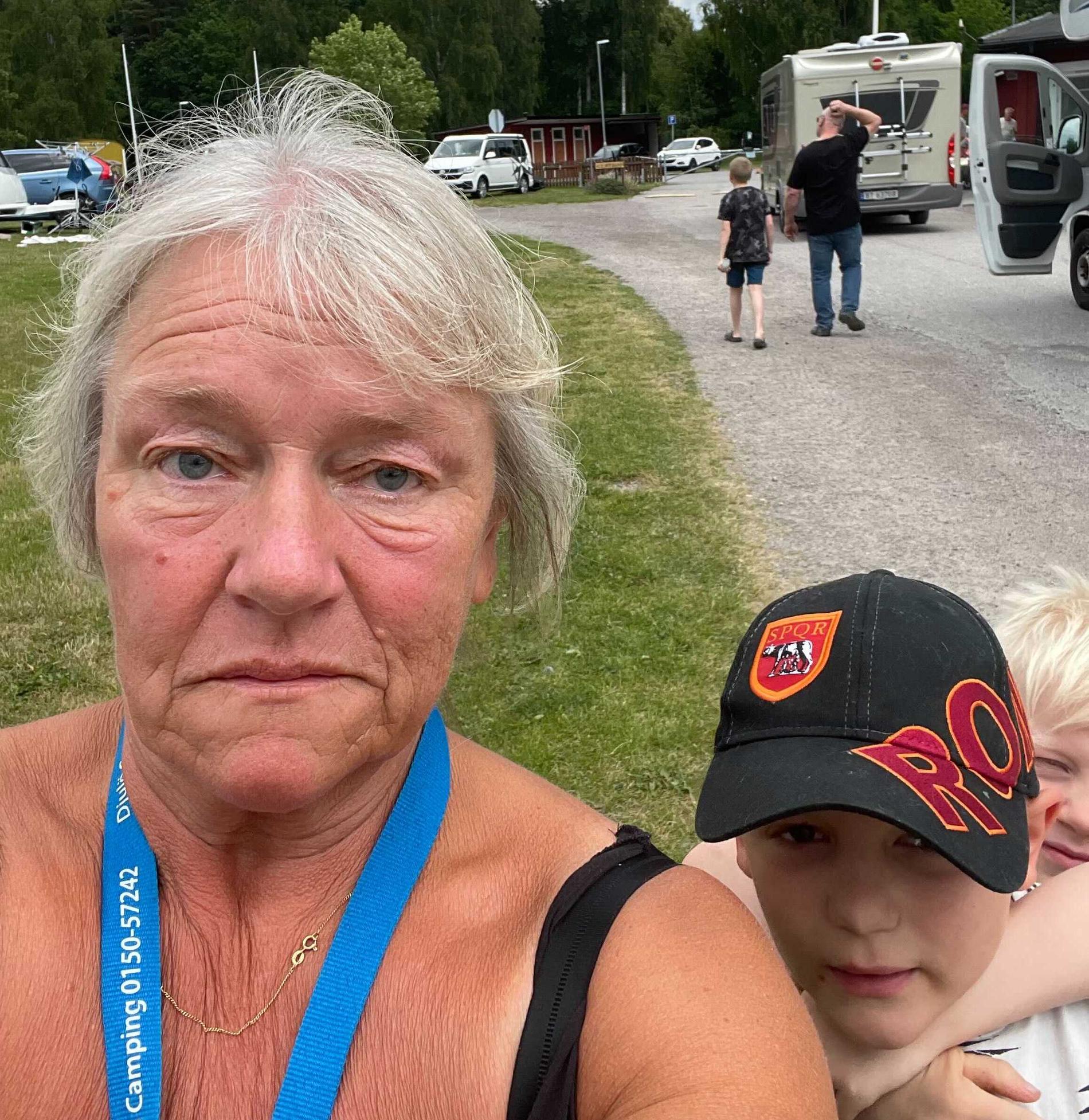 Susanne, 61,  bor på campingen i Katrineholm.