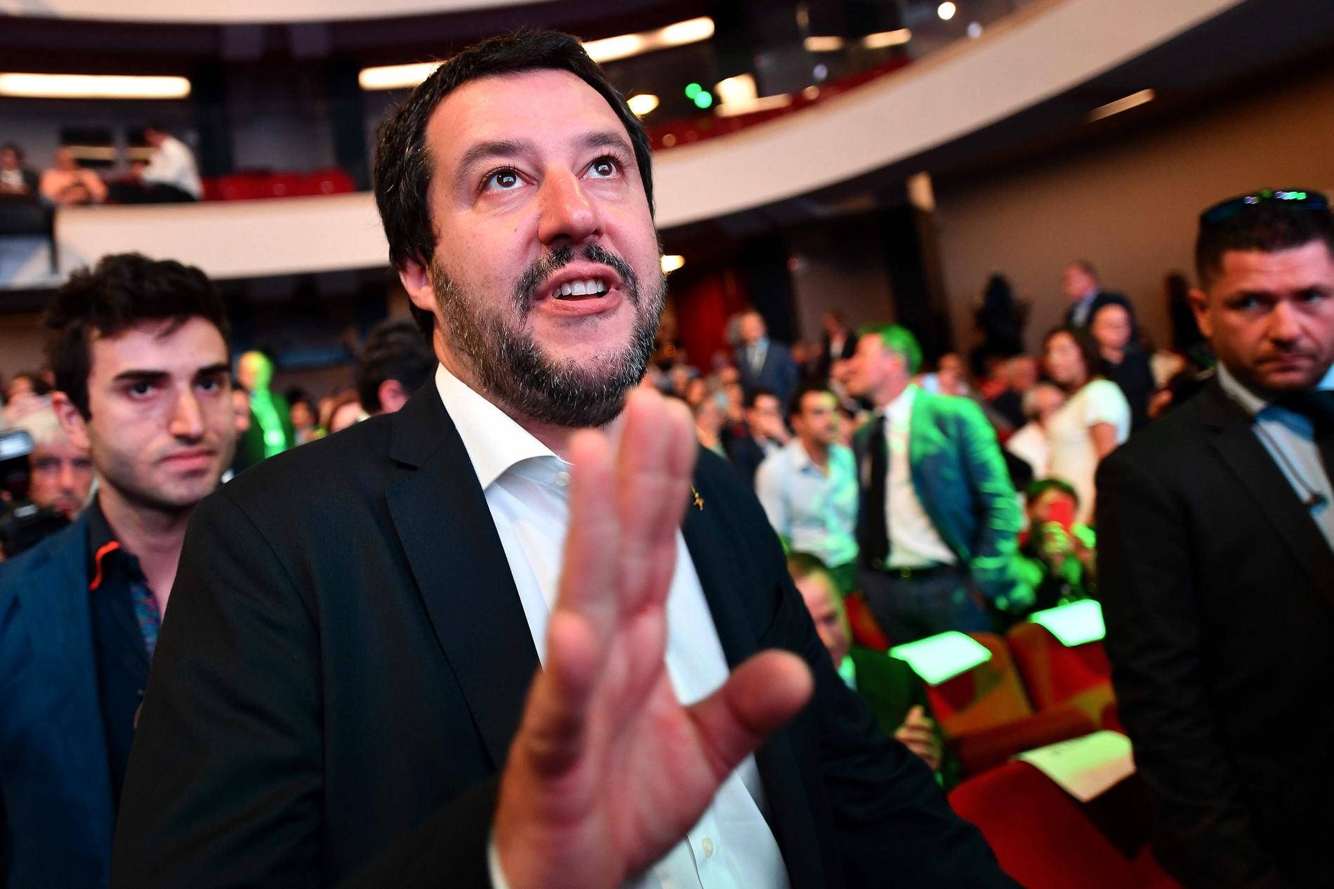 Italiens inrikesminister Matteo Salvini tycker att Italien ”behöver en assutrensning”.