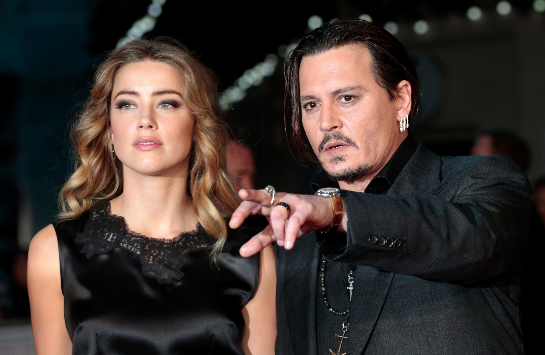 Amber Heard och Johnny Depp.
