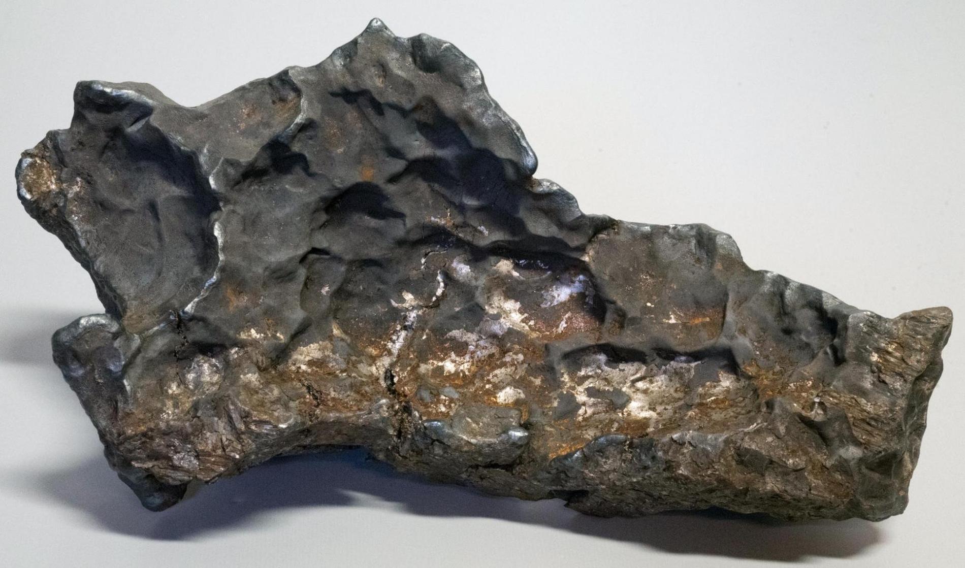 Den spektakulära järnmeteoriten som har hittats i Uppland.