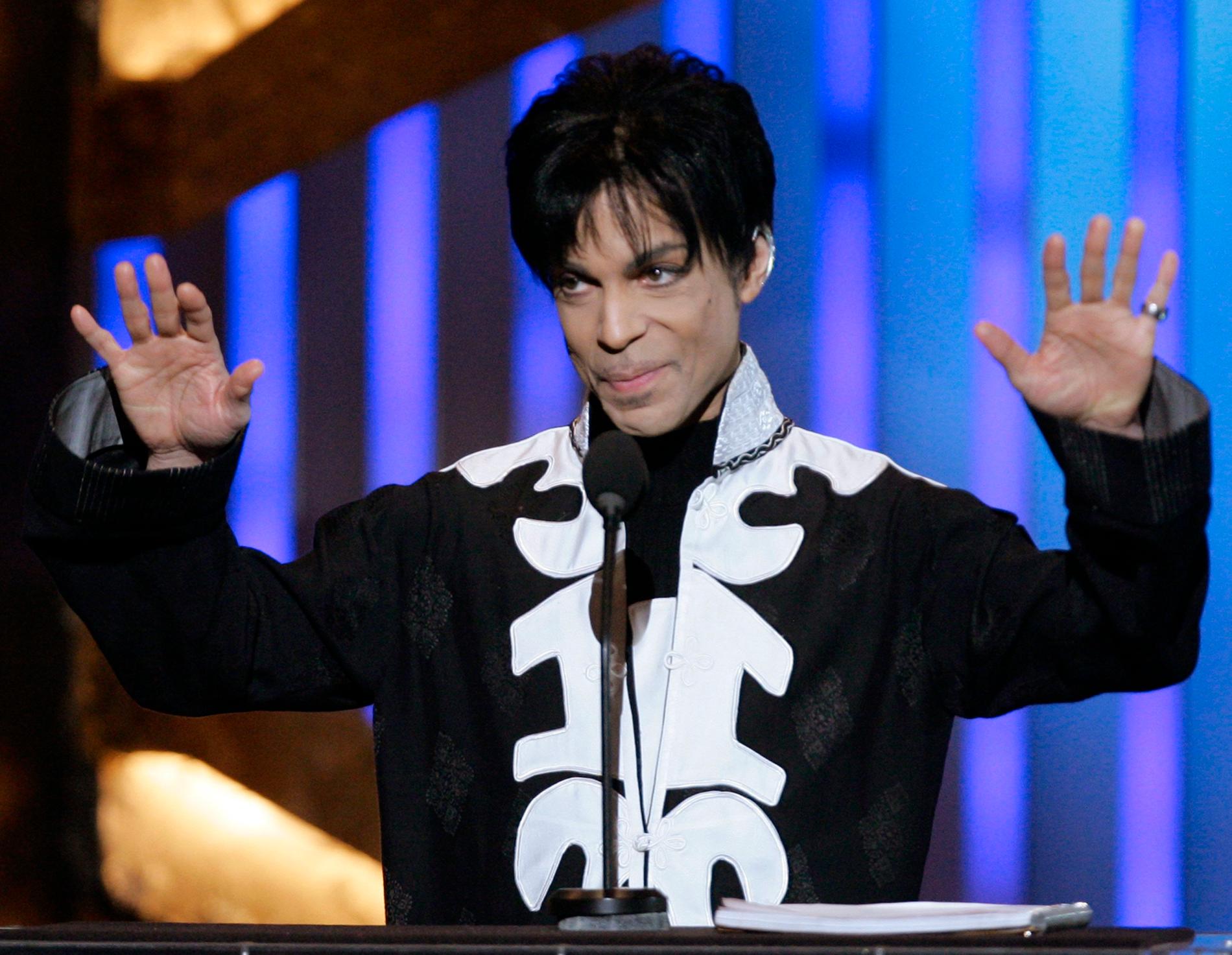 Prince låttext till "Nothing compares 2 U" var värd en stor summa pengar för det superfan som vann auktionen. Arkivbild.