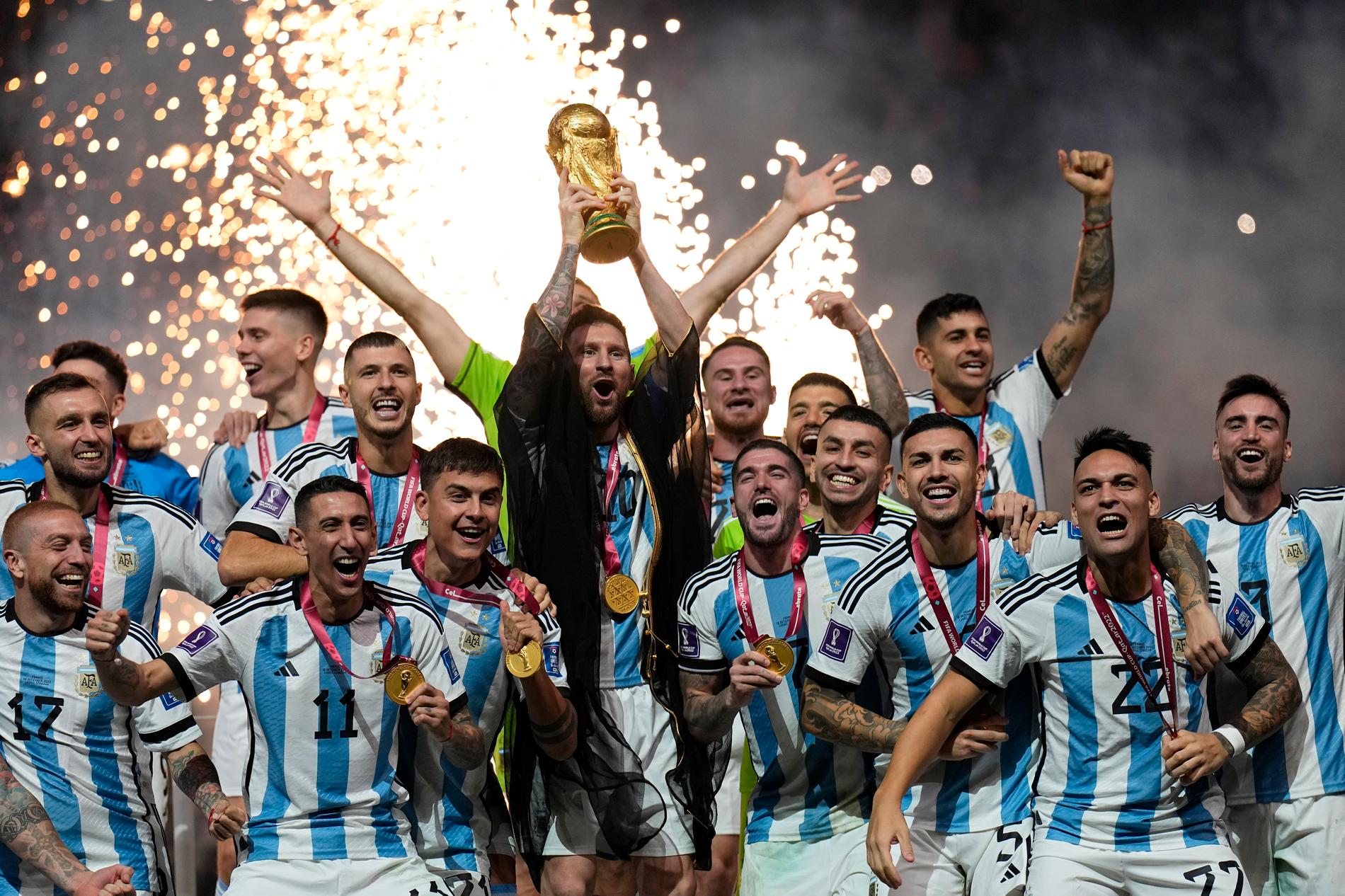 Lionel Messi och hans Argentina tog ett efterlängtat VM-guld.