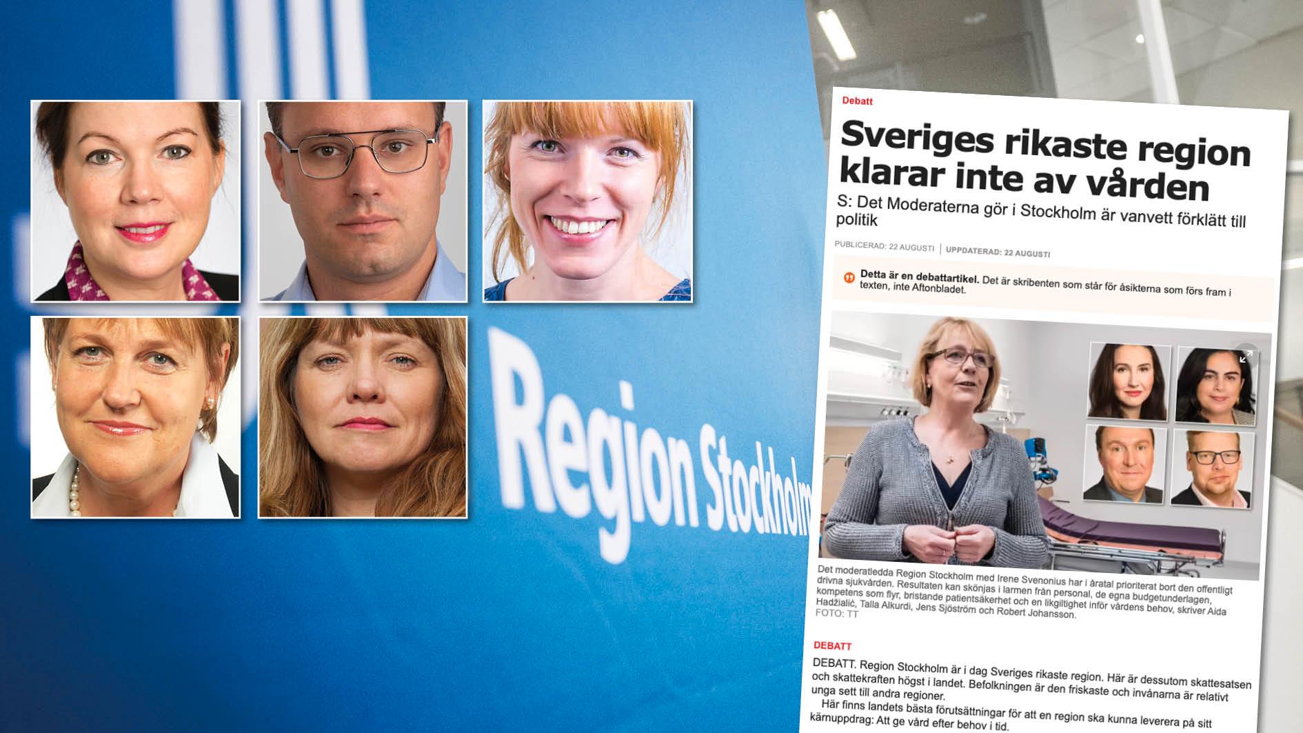 I dag har vi mångfalt mer vård både sett till antalet anställda, vårdmottagningar och antal aktörer i Region Stockholm än den tid då socialdemokratin rådde. Replik från det blågröna styret.