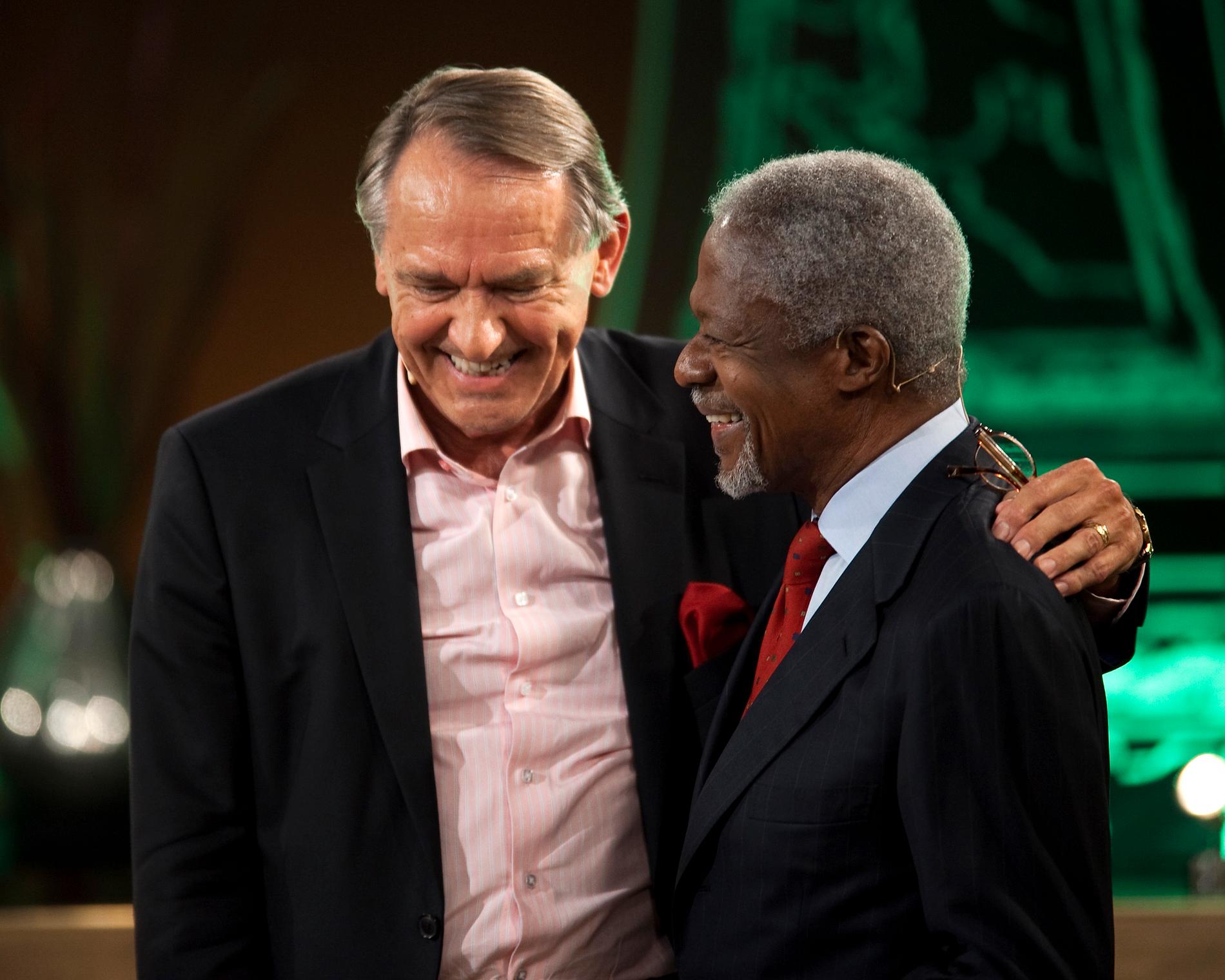 2009: Kofi Annan och Jan Eliasson.