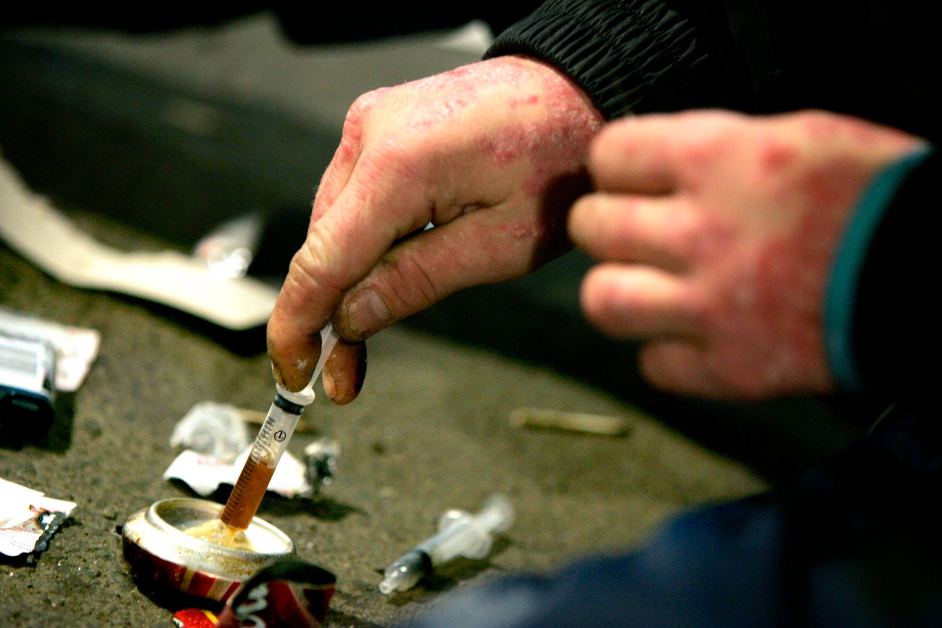 När tillgången på heroin minskar på grund av virusstängda gränser tar missbrukare större risker. Arkivbild.