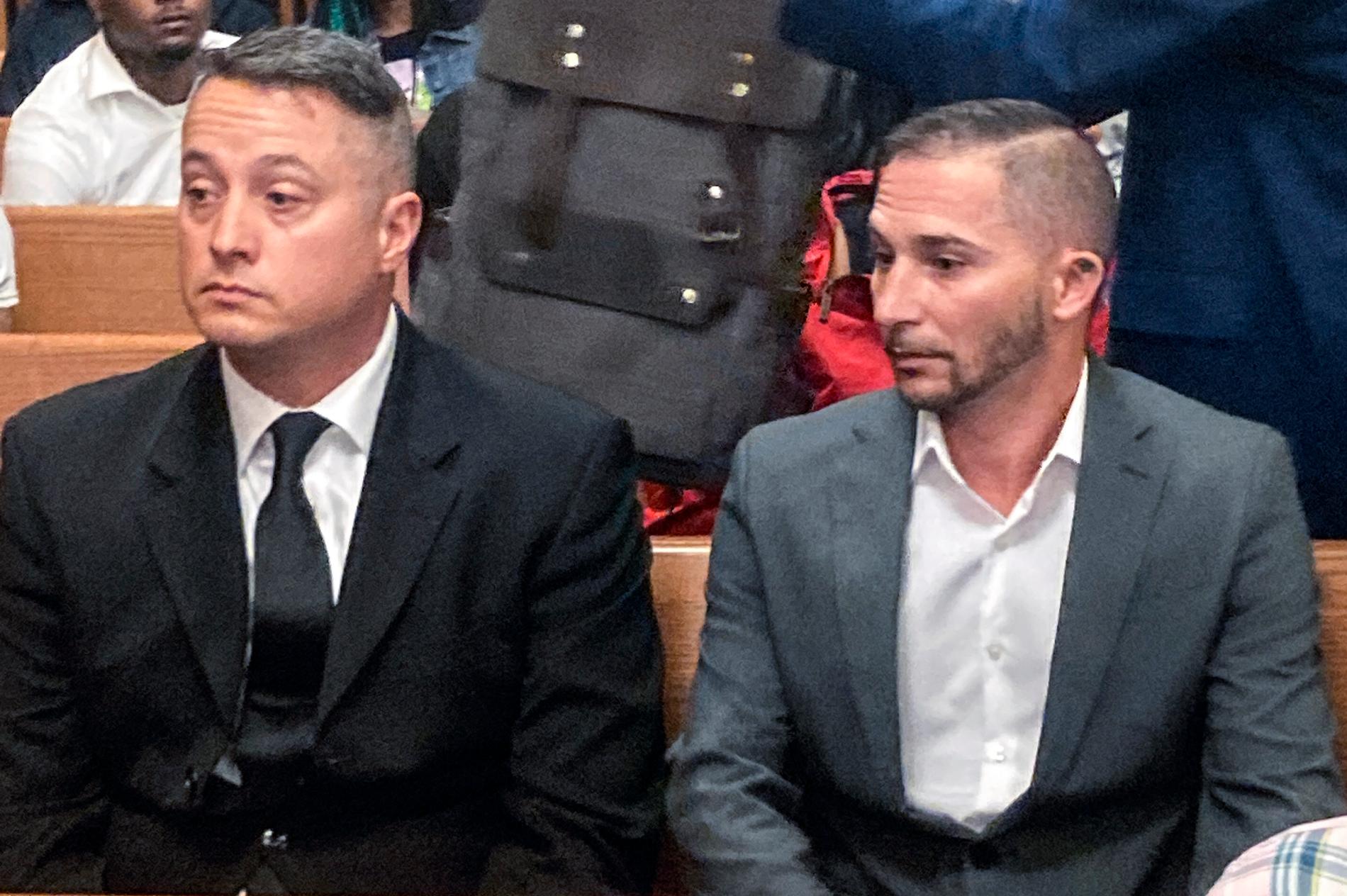 Runyan och Cominsky i rättssalen 2022. 