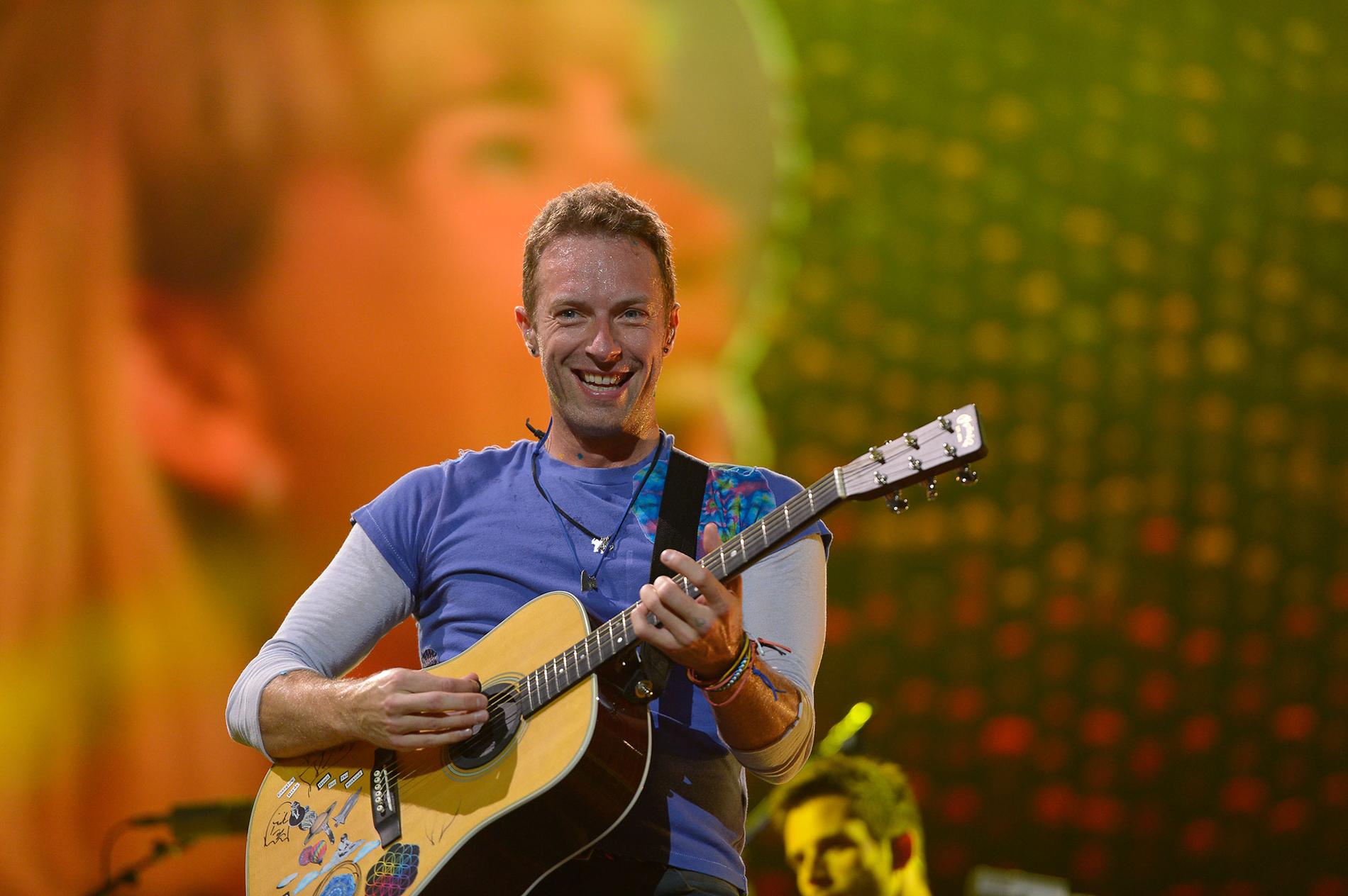 Coldplay på Friends arena i Solna.