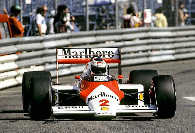 Johansson på Monaco 1987.