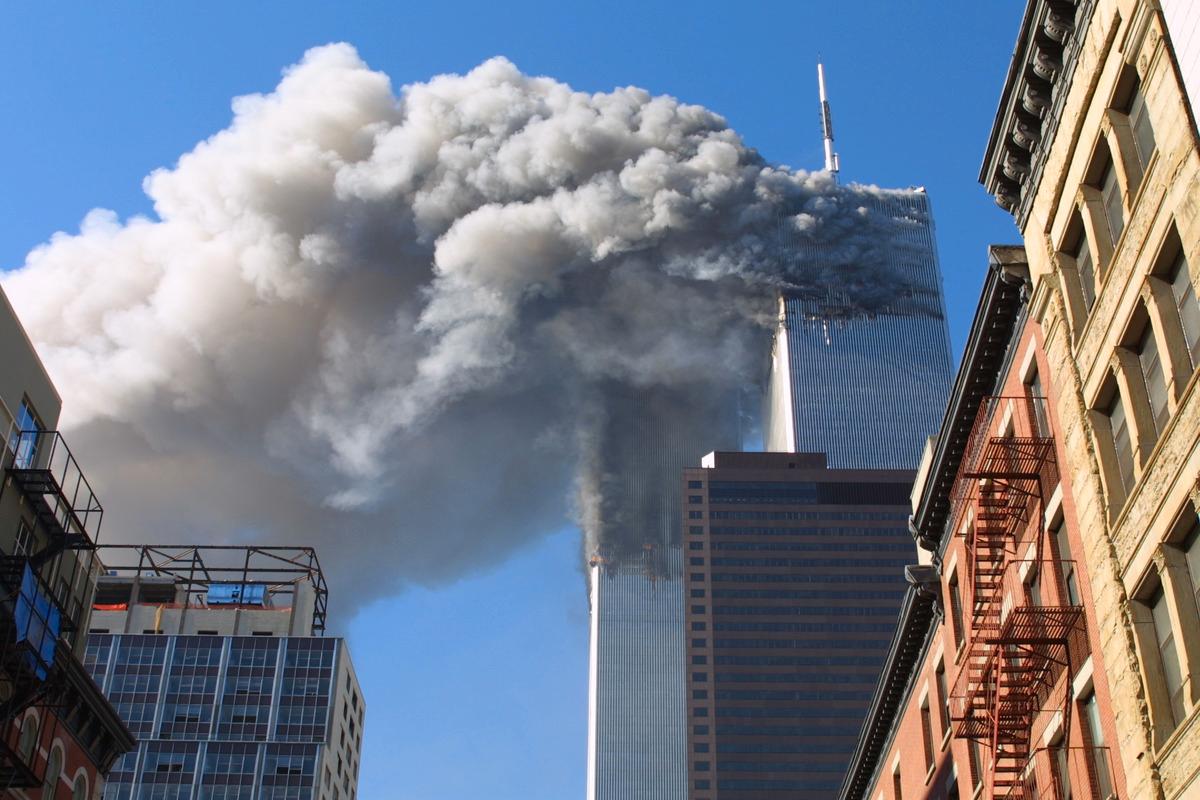 Attacken mot World Trade Center i New York den 11 september 2001.