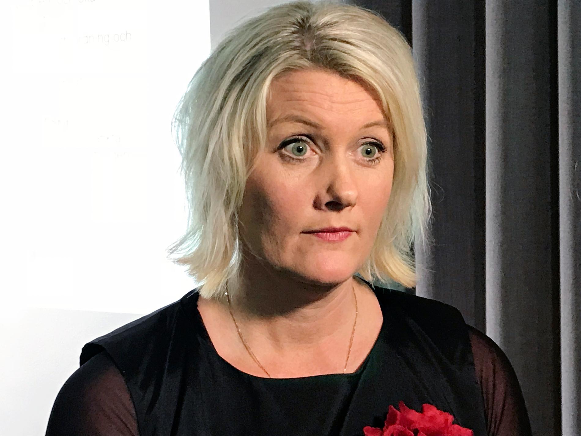 Socialdemokraternas partisekreterare Lena Rådström Baastad säger att Moderaterna och Sverigedemokraterna blir partiets huvudmotståndare i höstens val.