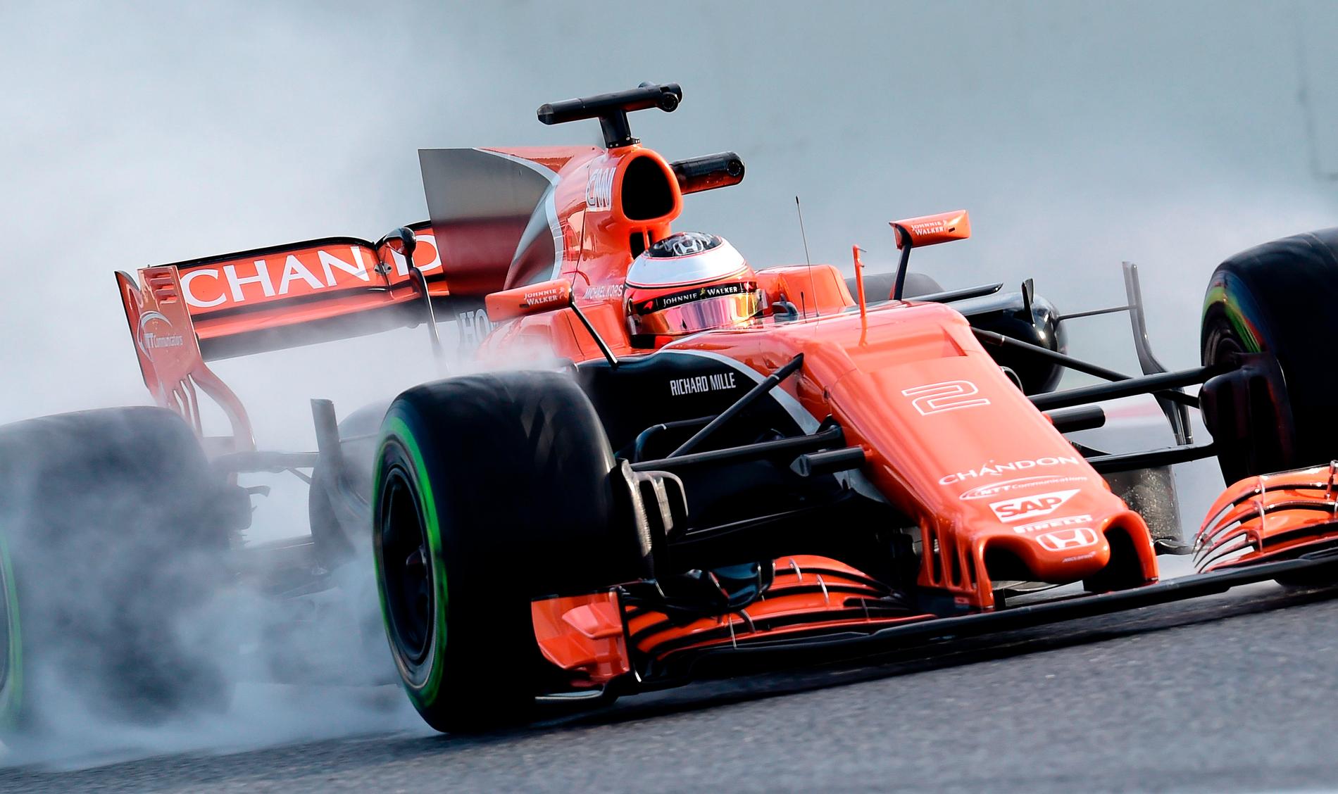 Stoffel Vandoorne i sin McLaren-Honda.