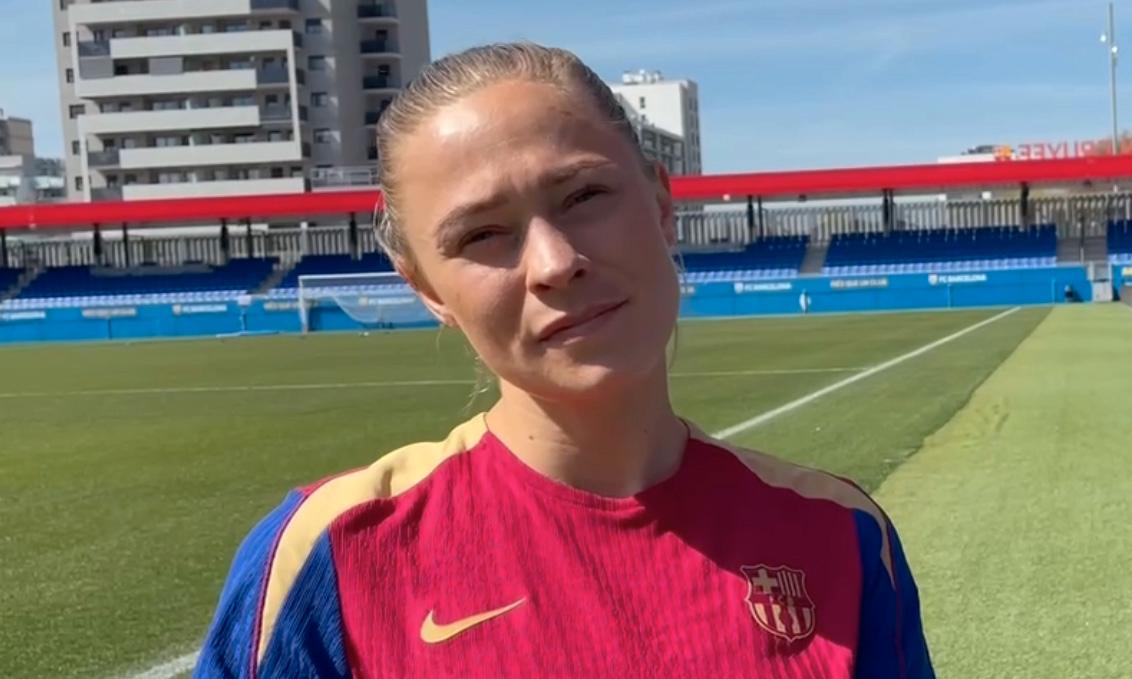 Sportbladet träffar Fridolina Rolfö i Barcelona.