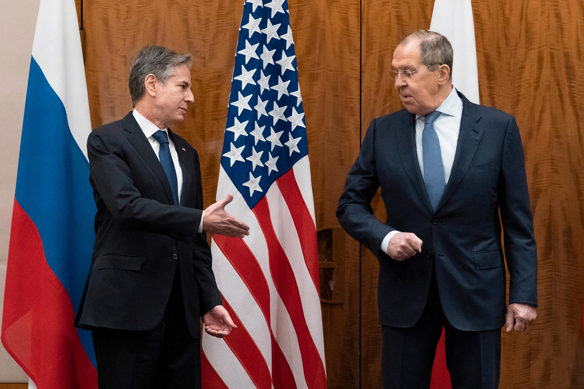 På fredagen mötte USA:s utrikesminister Antony Blinken Rysslands utrikesminister Sergej Lavrov i