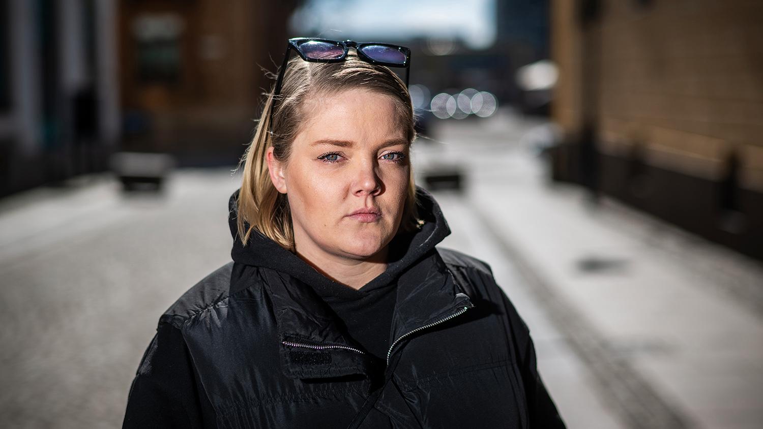 Elise Fredriksson tog polisgrepp på den misstänkte gärningsmannen. 