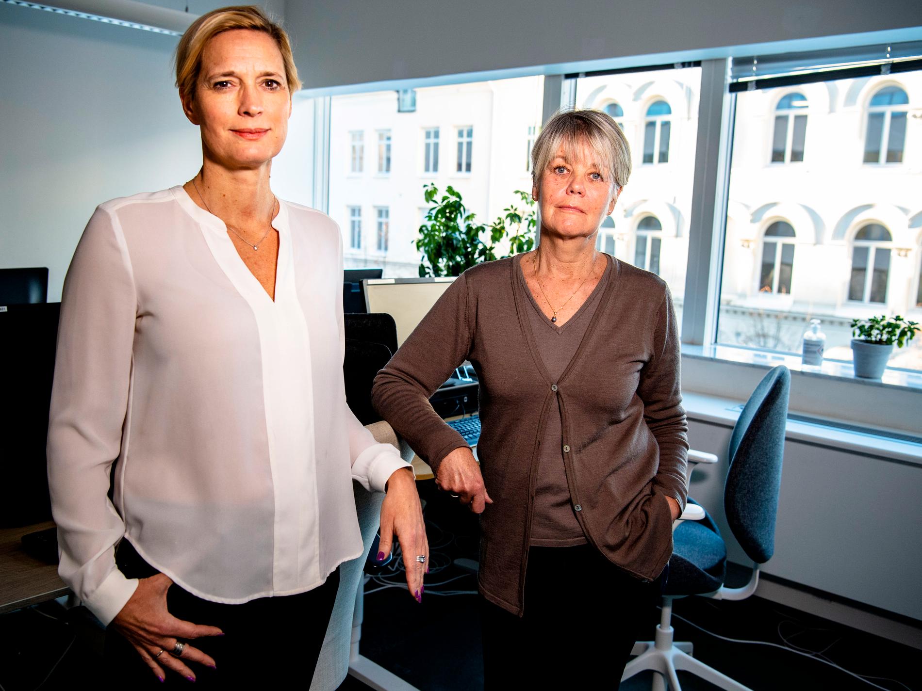 Mind-volontärerna Lena Malm och Helena Hammar.