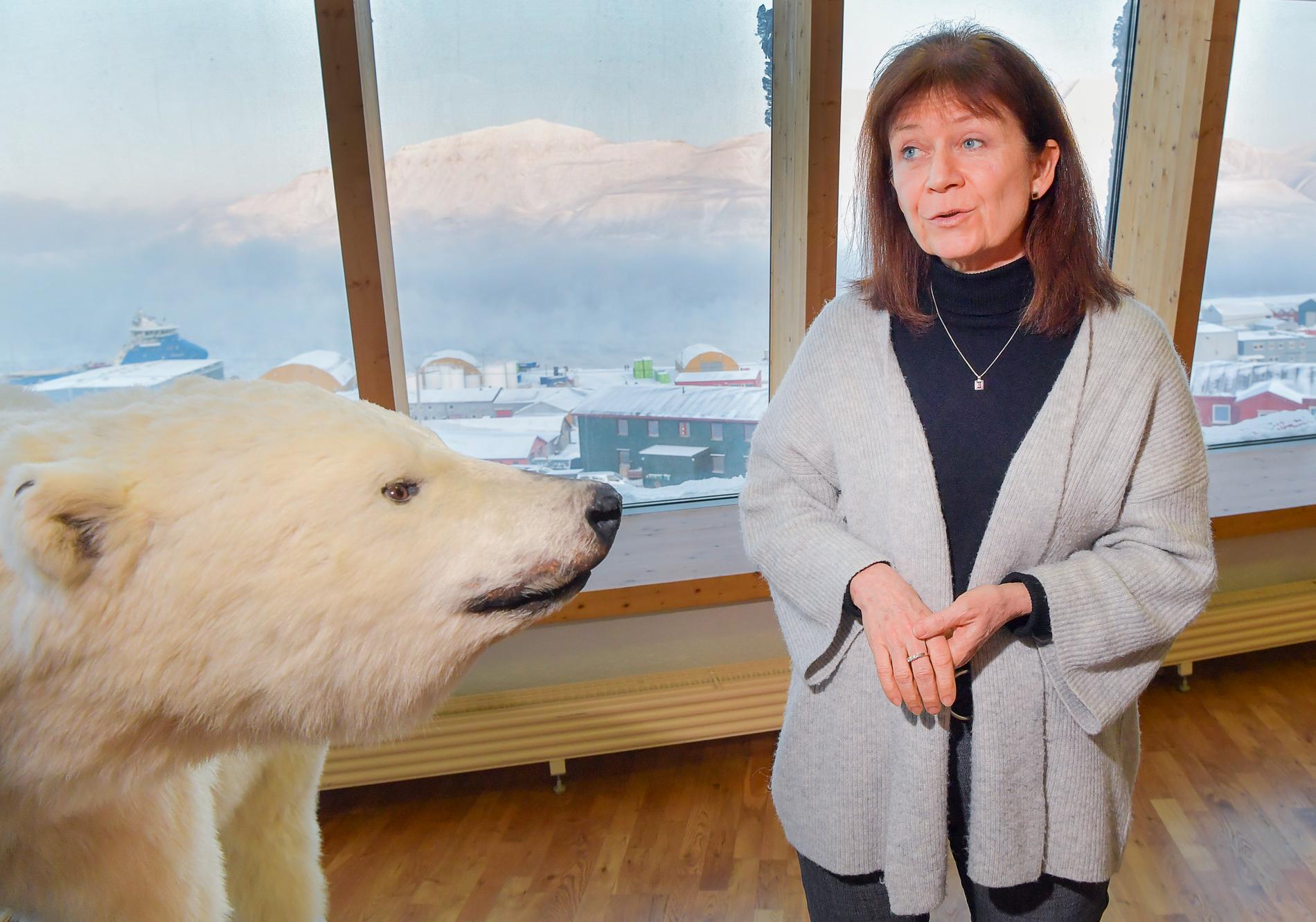 Sysselmannen Kjerstin Askholt är den norska regeringens högsta representant på Svalbard.