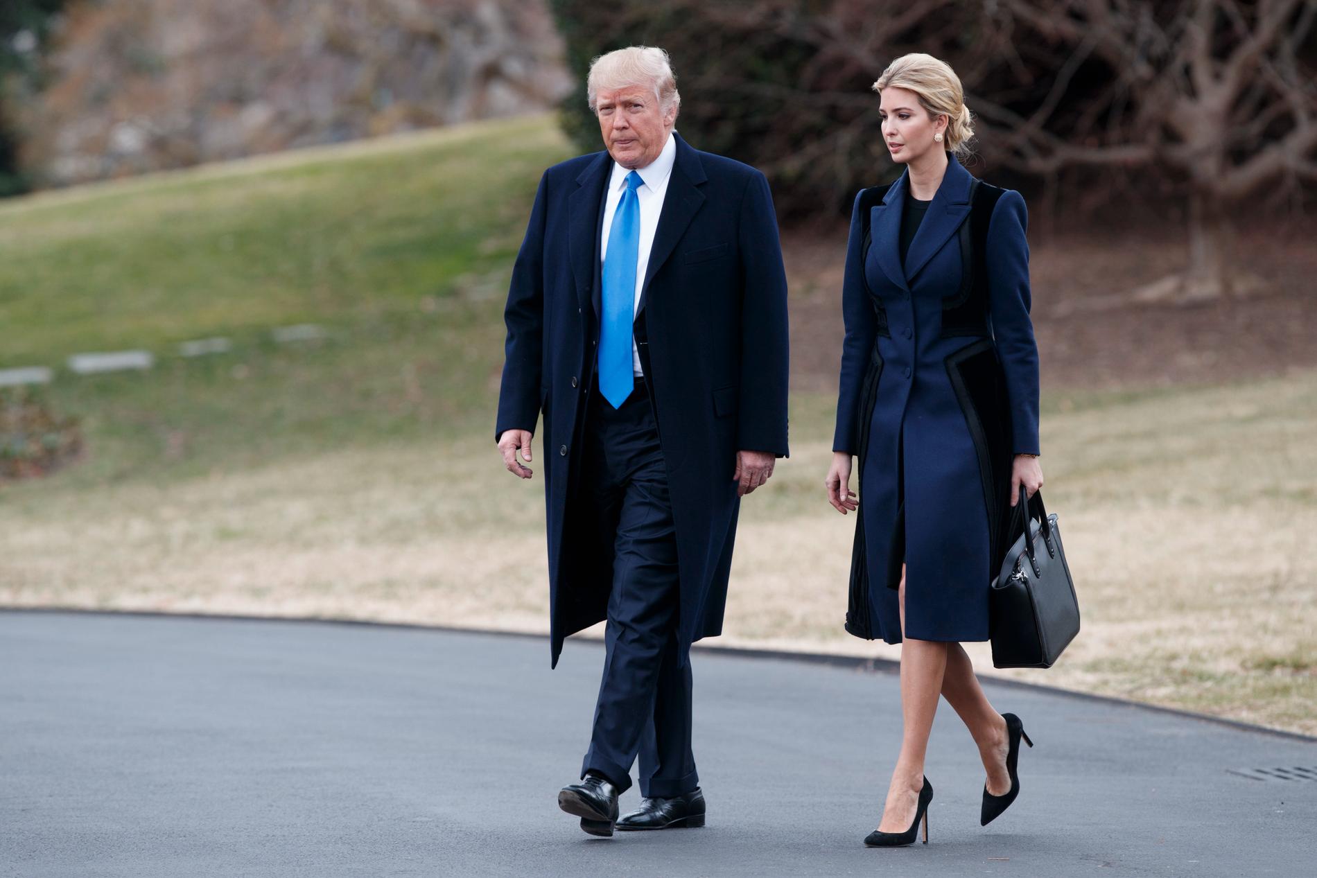 Donald och Ivanka Trump