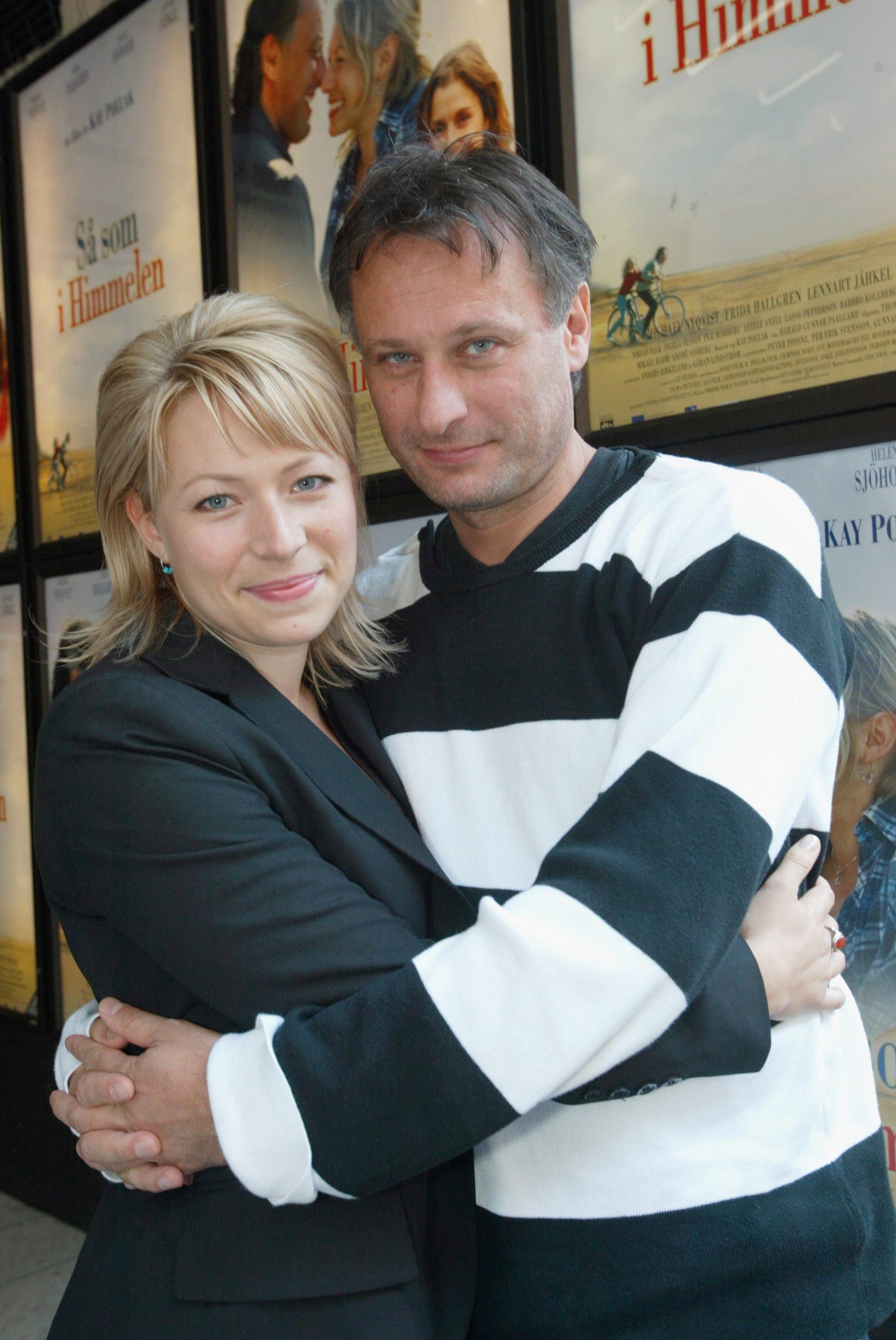 Frida Hallgren och Michael Nyqvist spelade huvudrollerna i Kay Pollaks film " Så som i himmelen".